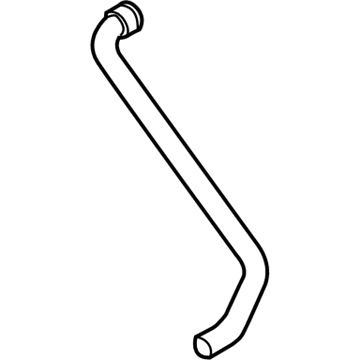 BMW 64-21-8-377-699 Hose For Water Valve And Right Radiator