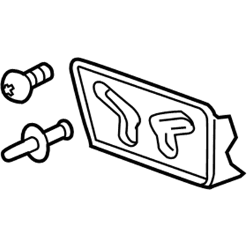 GM 25833011 License Bracket