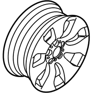 BMW 36-11-6-775-596 Star Spoke 158 Individual Rim