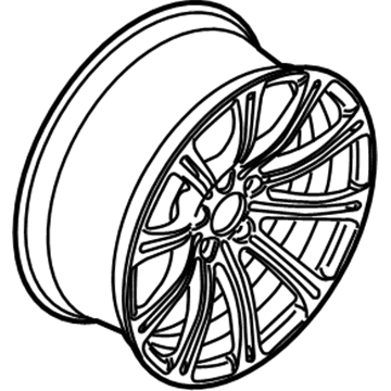BMW 36-11-2-283-556 Alloy Rim, Forged