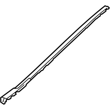 Lexus 75536-75010 Moulding, Windshield, Outside LH