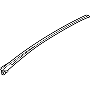 Lexus 75535-75010 Moulding, Windshield, Outside RH