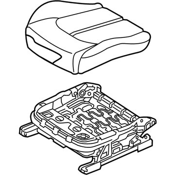 Hyundai 88100-C2020-SMH Cushion Assembly-Front Seat, Driver