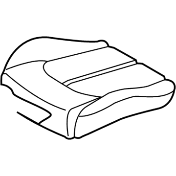 Hyundai 88160-C2020-SMH Front Driver Side Seat Cushion Covering