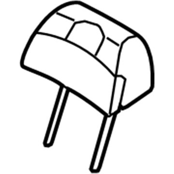 BMW 52-10-7-269-224 Headrest Leather