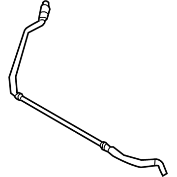 BMW 17-12-7-585-740 Ventilation Line Radiator Top