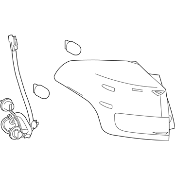 Toyota 81560-0R030 Tail Lamp Assembly
