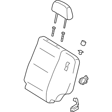 Kia 893003E010CY4 Back Assembly-Rear Seat, LH