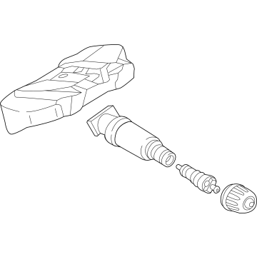 BMW 36-10-6-877-934 Wheel Electronics Module Tpm