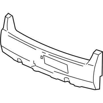 GM 10380104 Absorber-Rear Bumper Energy
