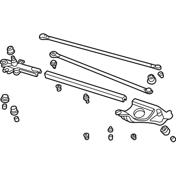 Honda 76530-S04-G01 Link, FR. Wiper