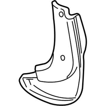 Toyota 76621-17030-A0 Mud Guard