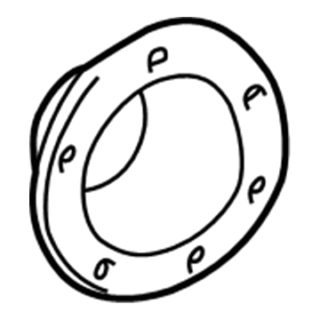 Lexus 42441-60050 DEFLECTOR, Brake Drum Oil