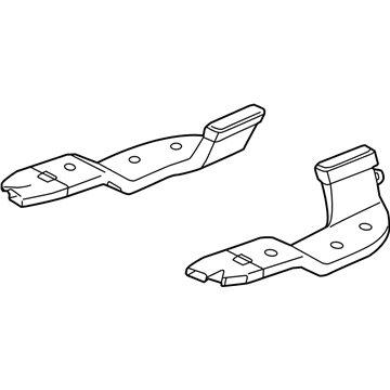 Kia 973601W000 Duct-Rear Heating, LH