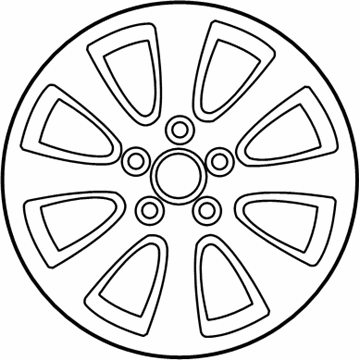 Toyota 42611-33620 Wheel, Alloy