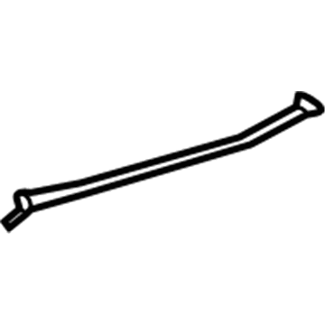 BMW 54-10-7-248-765 Water Outlet Hose Rear