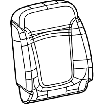 Mopar 7CT02DX9AA Cover-Front Seat Back