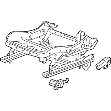 GM 13535243 FRAME ASM-F/SEAT CUSH