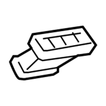 Lexus 55961-60130-C0 Nozzle, Side DEFROST