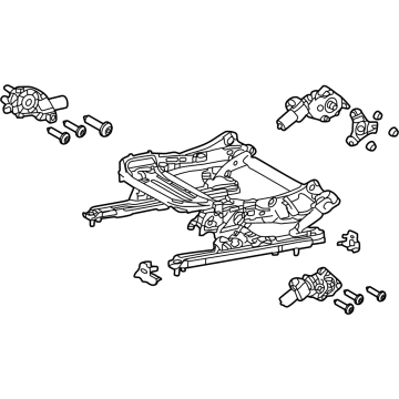 Toyota 72020-42440 ADJUSTER ASSY, FR SE