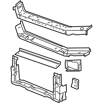 GM 15856715 Radiator Support