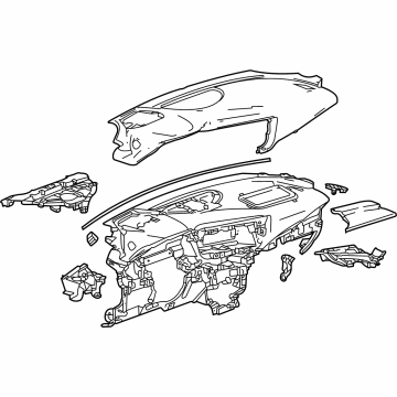GM 84969269 Instrument Panel