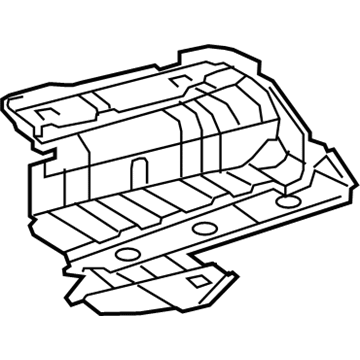 Lexus 77606-48060 Protector Sub-Assy, Fuel Tank, NO.1