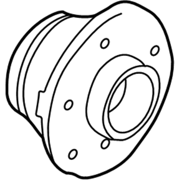 BMW 33-41-6-756-830 Wheel Hub With Bearing, Rear