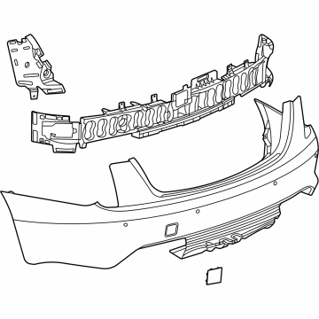 GM 85000845 Bumper Cover