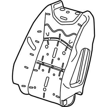 GM 86825697 PAD ASM-F/SEAT BK