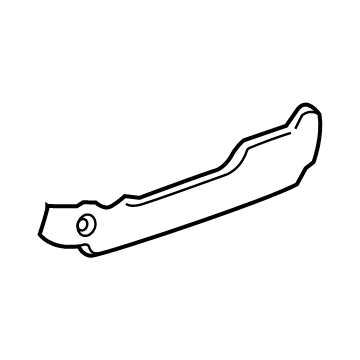 GM 85537862 COVER-F/SEAT ADJR LWR FIN *JET BLACK