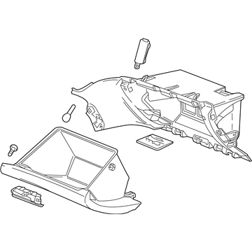 GM 84501927 Glove Box Assembly