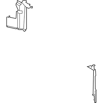Nissan 62822-EL000 Guide-Air, Front RH