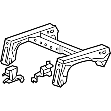 Honda 81275-SHJ-A63 Riser Assy., R. FR. Seat (Woofer)