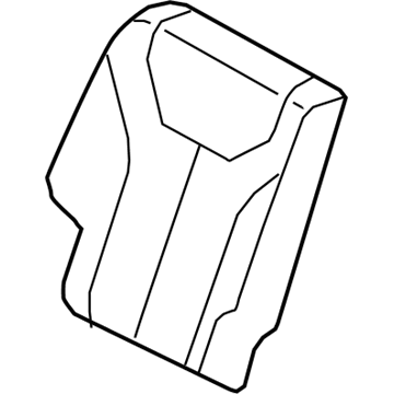 Hyundai 89450-S2000 Pad Assembly-Rear Seat Back, RH