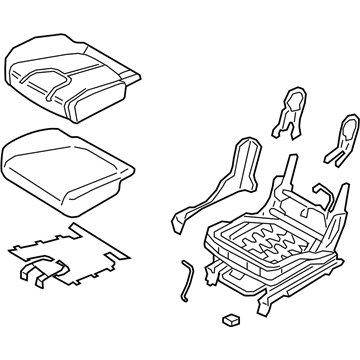 Hyundai 89200-S2400-PTH CUSHION ASSY-RR SEAT, RH