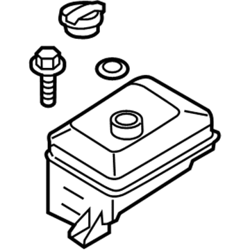 Kia 25430D4000 Radiator Coolant Overflow Reservoir Tank