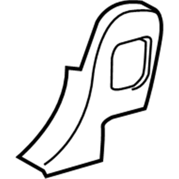 Lexus 71878-0E080-A0 Cover, Rear Seat RECLINING