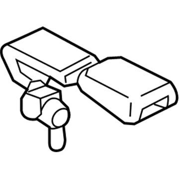 BMW 72-11-9-809-402 Lower Belt Rear Center