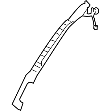 Hyundai 83130-B8100 WEATHERSTRIP Assembly-TAILGATE A/PINCH, LH