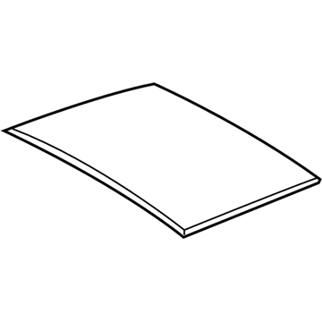 Toyota 63201-42161 GLASS SUB-ASSY, SLID