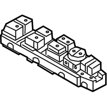Hyundai 93575-G2160-4X Power Window Assist Switch Assembly