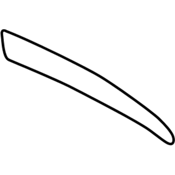 BMW 51-41-8-261-739 Poplar Wooden Strip, Door Front Left