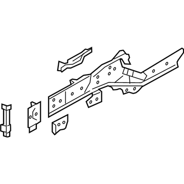 Infiniti 75130-4GA0A Closing Plate-Front Side Member, RH