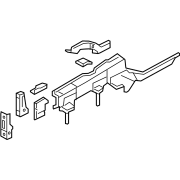 Infiniti G5110-4GA0A Member-Side, Front RH