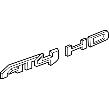 GM 84337614 Nameplate