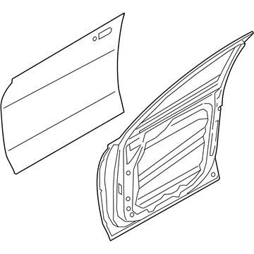 Hyundai 76003-S2000 Panel Assembly-Front Door, LH