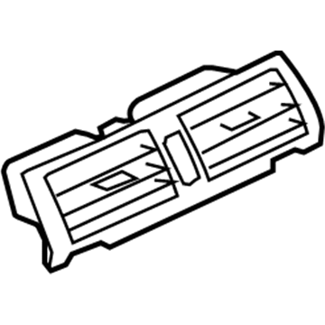 BMW 64-22-6-958-654 Fresh Air Grille Center