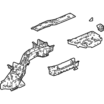 Acura 65610-TYA-315ZZ FRAME, R. RR