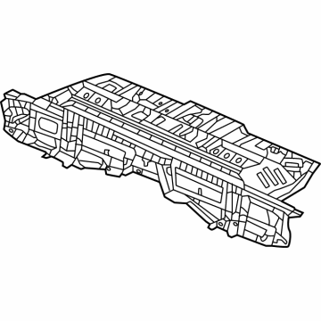 Honda 65700-T20-A00ZZ CR/MBR, MIDDLE FLOOR
